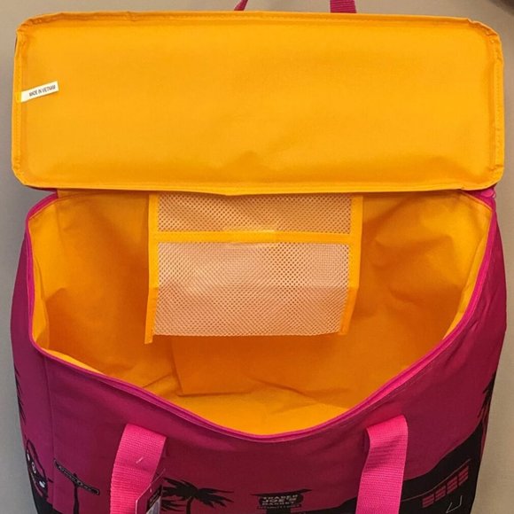 COPY - Trader Joe's magenta/fuchsia Limited Reusable Insulated Bag - Picture 8 of 9